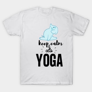 Yoga Elephant - Keep Calm and do Yoga T-Shirt